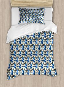 Spires Duvet cover Set, hiện đại sáng tạo máy tính nghệ thuật Thiết kế psychedelic phong cách thay thế hình dạng hình ảnh, trang trí bộ đồ giường thiết lập - Product Image 6