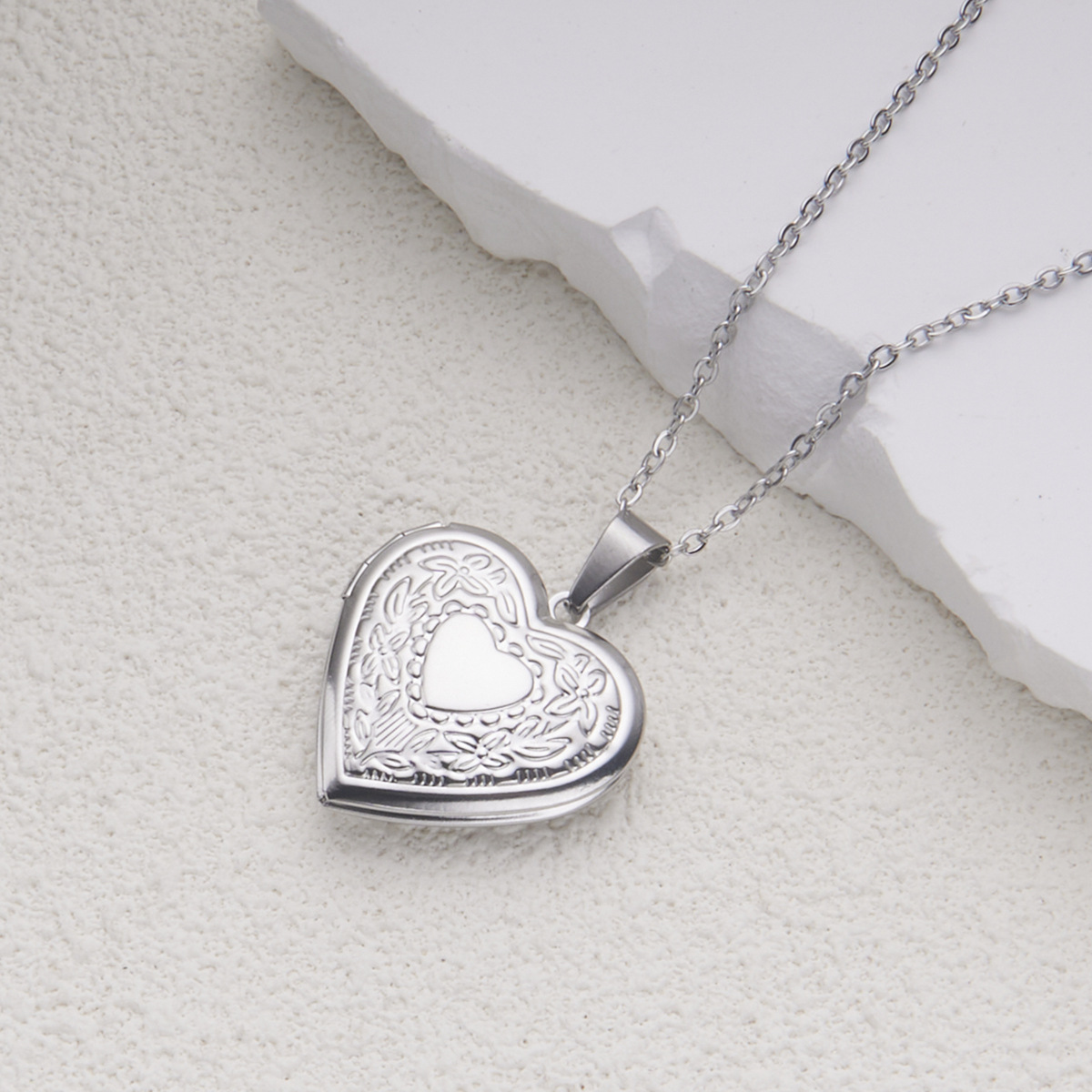 Steel color/Heart 29mm