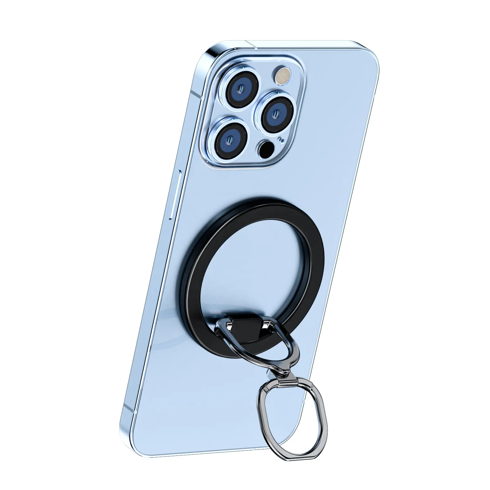 Prodotto di tendenza 2023 supporto per telefono con magnete a doppio lato supporto per anello per telefono con impugnatura magnetica in metallo da palestra per Rack da palestra sportivo