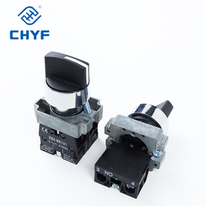 CHYF 22mm XB2 22no 1no2/3 topuz anahtarı pozisyon kendini kilitleme kendini sıfırlama seçici döner anahtar basmalı düğme anahtarı - Product Image 3