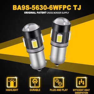 JIACHI <span class=keywords><strong>BA9S</strong></span> T4W T9 T11Led外部サイドマーカーLed電球56305730チップ6SMD自動交換ライトDC12Vホワイトブルーアンバー
