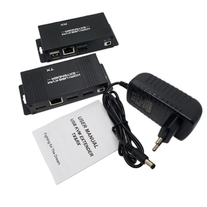 60M HDMI KVM扩展器HDMI扩展器，带通用串行总线KVM控制RJ45 60m IP 6类POC鼠标发射器接收器，用于电脑 - Product Image 6