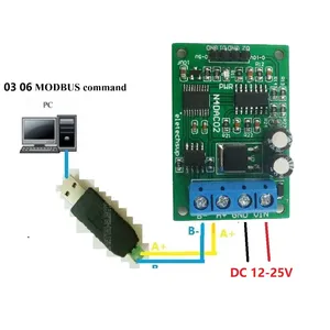 DC 12V 2CH DAC <strong>Module</strong> 0-5V 0-10V PWM to Voltage <strong>Analog</strong> Converter RS485 Modbus RTU Board - Product Image 6