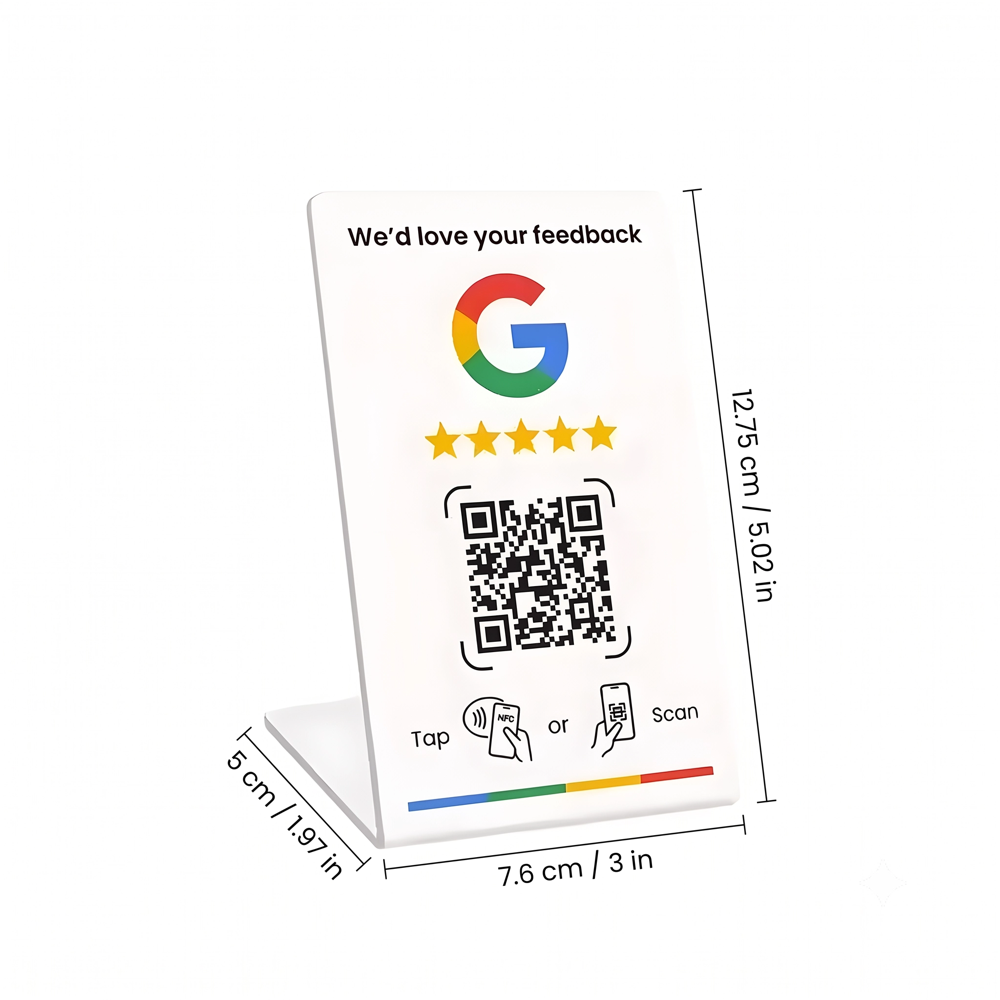 Google QR Code White