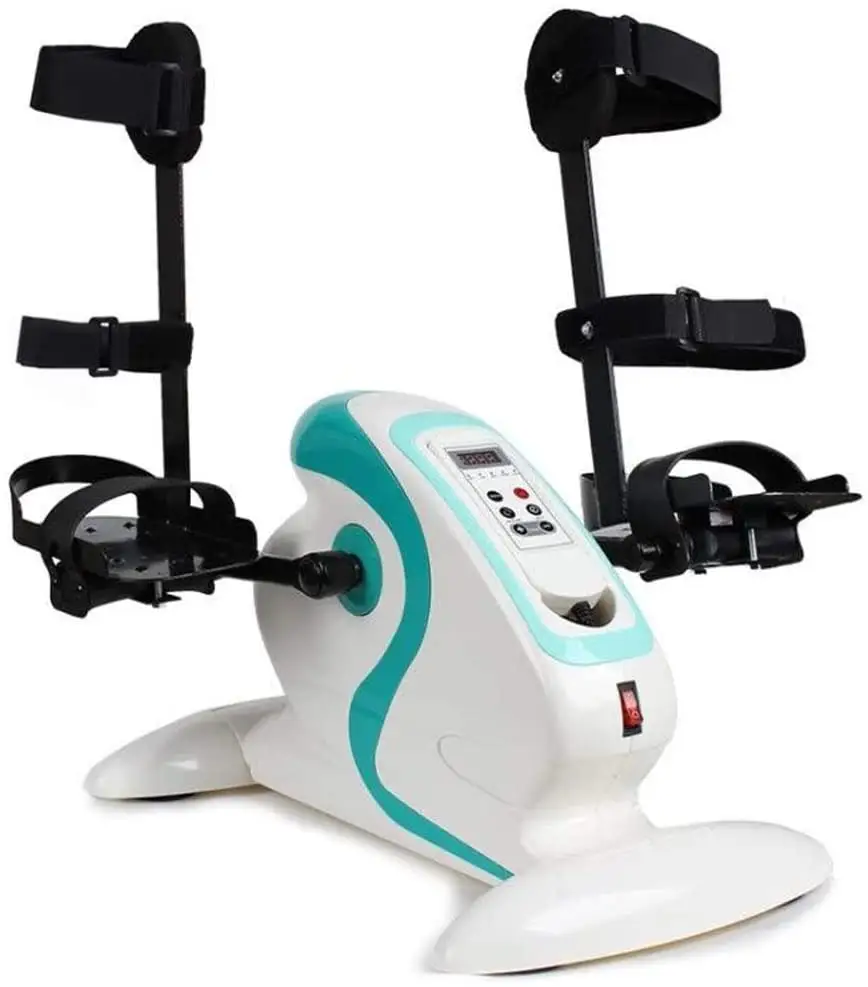 Debajo del escritorio mini ejercicio eléctrico Pedal Bike para ancianos pierna brazo recuperación muscular rehabilitación física