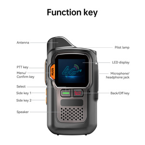 DK-G12 POC Funkgerät 200KM 5000KM Langstrecken-Global-SIM-Karte World Internet 4G LTE-Netzwerk Walkie Talkie - Product Image 3