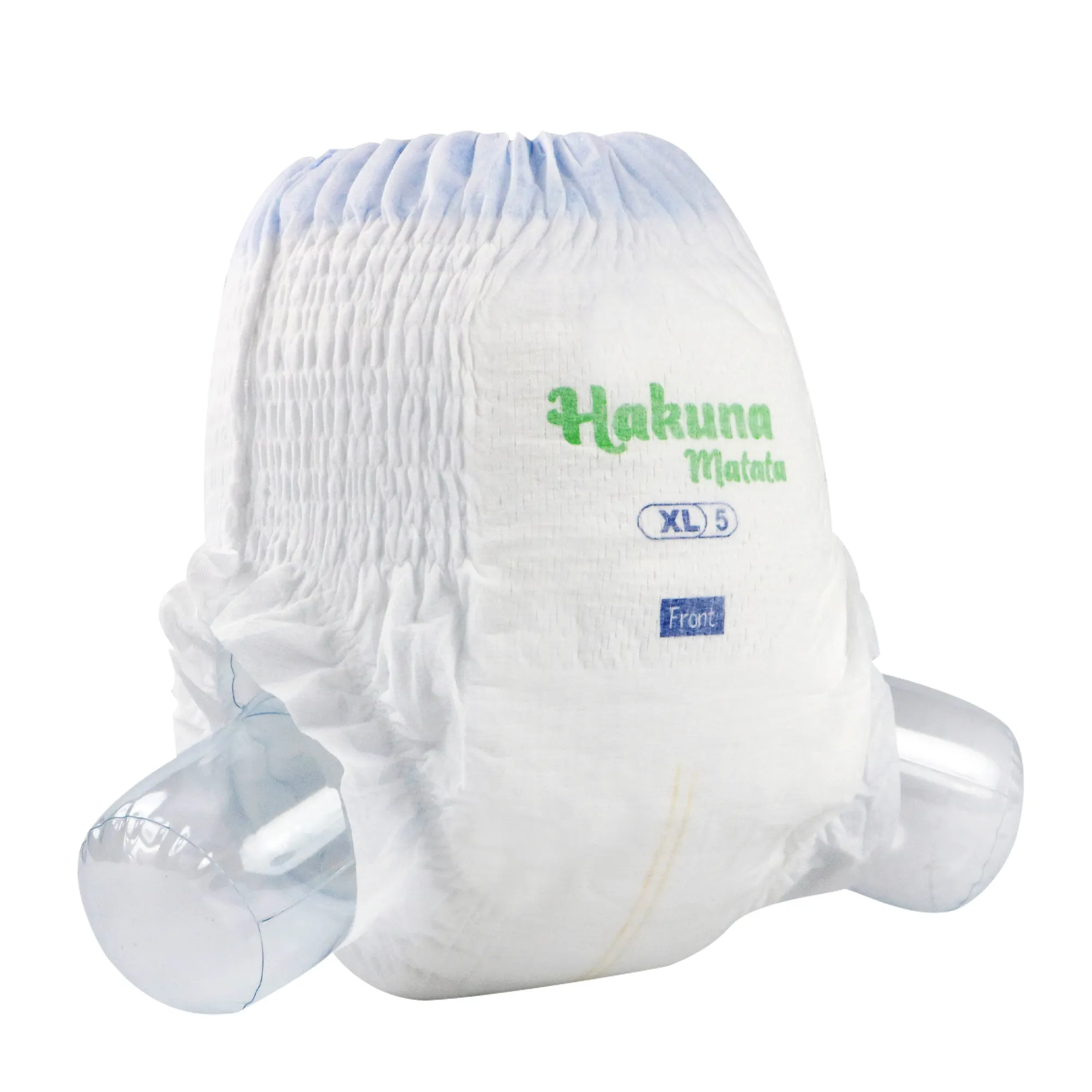 Calça de treino de bebê com bolha descartável elástica respirável de alta absorção melhor para bebês