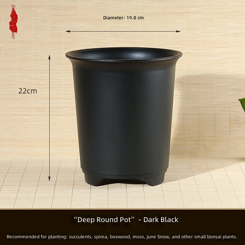 Resin-jet black-19.8cm diameter22cm high
