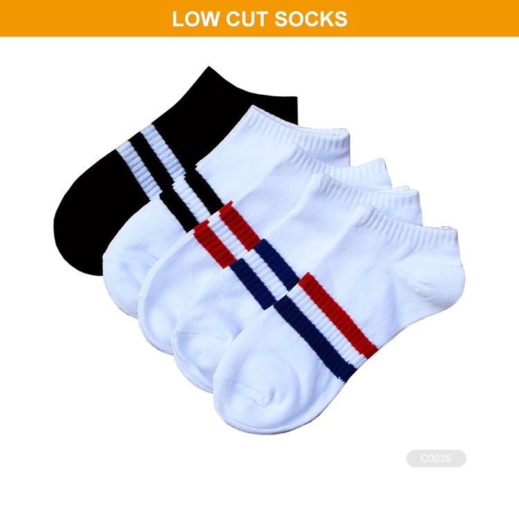 2- low cut socks