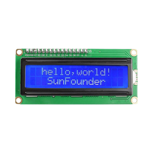 Gründer LCD1602 Anzeige modul 16x2 Grafik TFT LCM Kompatibel mit für Arduinos und Raspberry Pi IIC/I2C/TWI