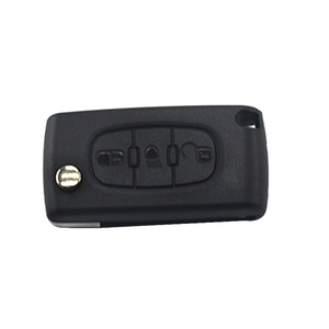 3 Buttons Replacement <strong>Remote</strong> Car Key Shell With HU83 and CE0523 Central Trunk for PEUGEOT <strong>207</strong> CITROEN BERLINGO - Product Image 1