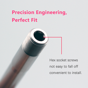 Rridenow Сверхлегкая титановая сквозная Задняя Ступица гладкая хвостовик велосипедная ось для велосипедного вилочного вала - Product Image 5