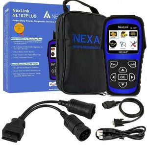 Nexas NexLink NL102Pディーゼル大型トラック車2in1コードリーダー問題の根本原因を見つけるOBD2検出送料無料 - Product Image 6
