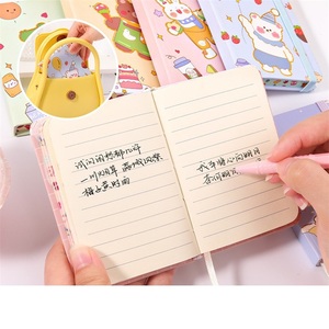 可爱卡通精装笔记本计划书笔记本时间组织者学校带松紧带的儿童记事本 - Product Image 6