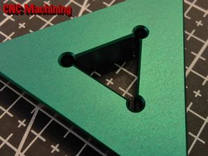 阳极氧化铝合金支架，用于金属骰子立方体加工零件
