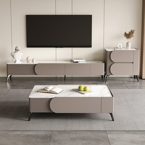 2024 New Luxury Furniture Coffee <strong>Table</strong> Marble Top <strong>Multi</strong> <strong>Functional</strong> Coffee <strong>Table</strong> - Product Image 1