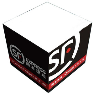Custom Design Printed Paper <strong>Block</strong> <strong>Notepad</strong> Cube <strong>Memo</strong> Cube with Wooden Pallet