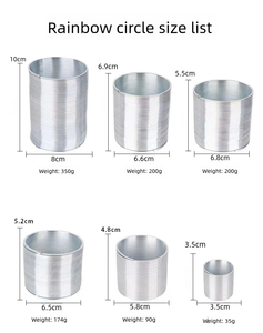 JELO çocuk oyuncakları özel Logo renkli renk sihirli gökkuşağı büyük çelik Metal Slinkys yürüyüş oyuncak sıkıştırma bahar - Product Image 6