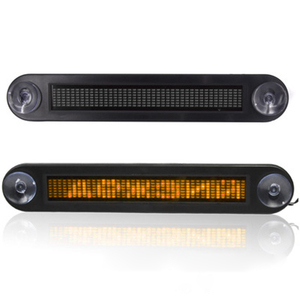 リモコン12V LED赤プログラム可能スクロールメッセージサイン表示パネル車と店の広告バースクリーン工場用 - Product Image 4