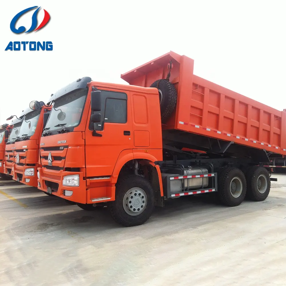중국 새로운 6X4 371 유압 실린더 덤프 트럭 및 40 톤 모래 팁 트럭 판매