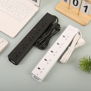 工厂批发欧盟插头电气多扩展插座<span class=keywords><strong>USB</strong></span>和C型充电4插座电源带主开关
