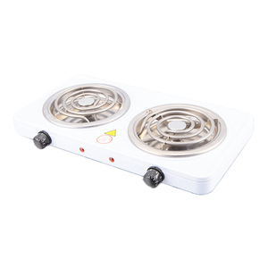 高品质双燃烧器2螺旋线圈家用烹饪热板电金属体炉 - Product Image 4