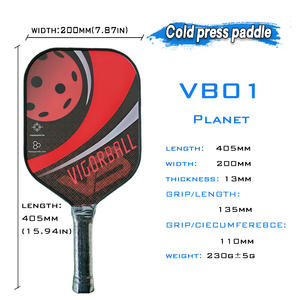 Bán buôn hiệu suất cao sợi thủy tinh dưa mái chèo Trọng lượng nhẹ và mạnh mẽ JOOLA phong cách phổ biến của RUBY pickleball mái chèo - Product Image 5