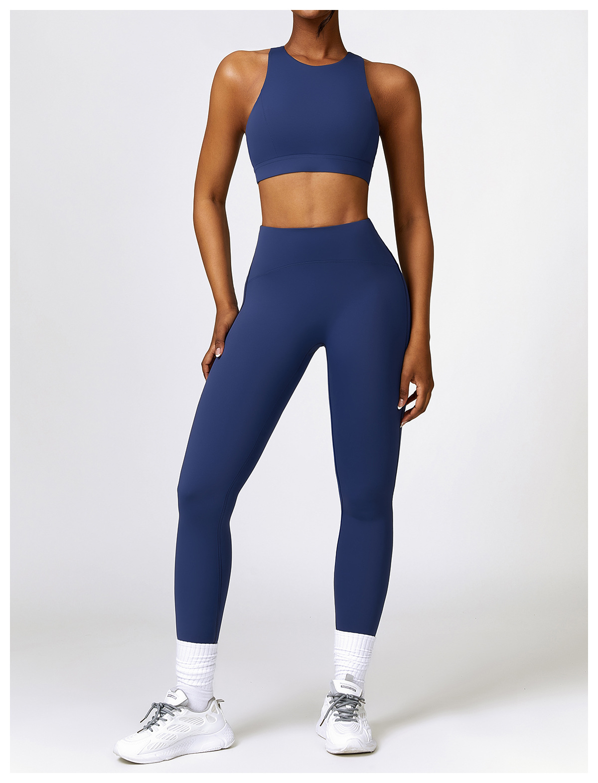blue long legging set
