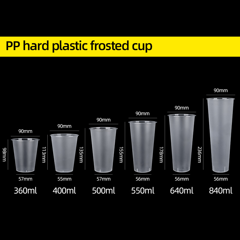 Frosted cups