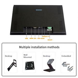 Frente impermeable IP67 IP65 Monitor industrial 1000 NITs luz del sol legible lcd monitores de pantalla táctil - Product Image 6