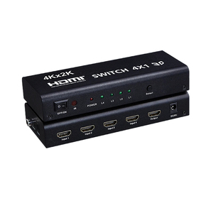 Gran oferta 4x1 para Switcher 1,4 3D HD Video 1080p Divisores de resolución con dos salidas de audio digital Convertidores de video y divisor