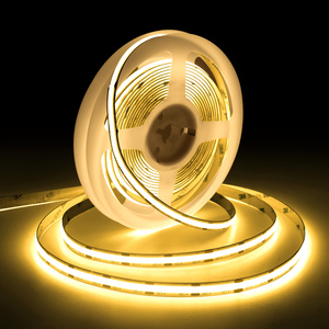 12V 24V COB Led şerit işıklar 8mm CRI90 + esnek dim Led bantlar için oda dekorasyon beyaz 3000K 4000K 5000K 6500K 480LEDs/m - Product Image 1