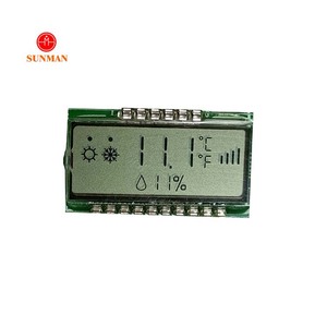 Kunden spezifische kleine tn positive reflektierende numerische 7-Segment-LCD-Temperaturanzeige LCD keine Hintergrund beleuchtung für Thermostat - Product Image 5