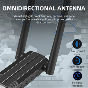 Nuovo 1800mbps Usb scheda di rete WIFI6 Dual-band Wireless Wifi ricevitore e trasmettitore 5G per Computer RTL8832 - Product Image 5