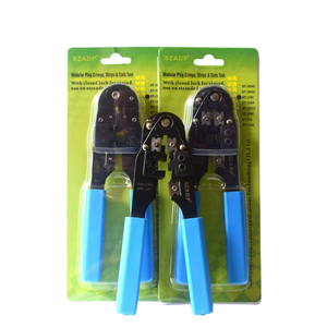 Cat5e/Cat6 Keystone Jack & modüler fişler telekom parçaları için tel kesici ile profesyonel 8P8C cırcır tasarım RJ45 sıkma aracı - Product Image 6