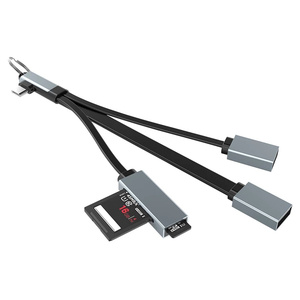4 in 1 Type-C <strong>to</strong> <strong>USB</strong> HUB Card Reader Type C Cable for SD/MMC/TF Card Multi <strong>USB</strong> Charger Cable for Android 5.0 Window Mac OS X - Product Image 1
