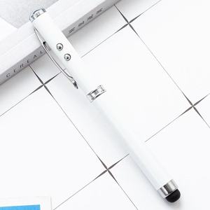 Tùy Chỉnh P4809 4-Trong-1 Đa LED Ánh Sáng Bút Bi Kim Loại Màn Hình Cảm Ứng Công Cụ Laser Cho Văn Phòng Trường Khuyến Mại Tùy Chỉnh Bóng Bút - Product Image 5