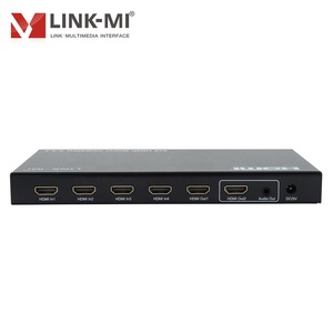 4x2 Matrix 4 HDMI in 2 HDMI-Ausgang 4 K60Hz YUV4:4:4 HDCP 2.2/HDCP 1.4 Panel-Taste und IR-Fernbedienung 18 Gbit/s