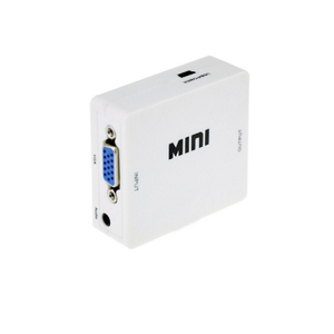 Plug-and-Play-Mini-VGA2HD-Adapter mit Audio-Mini-VGA-zu-HD-Übertragung für TV-Computer