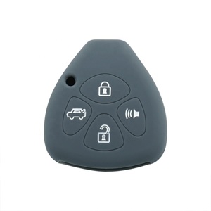 自動車アクセサリー4ボタンシリコン保護カバーカーキーランドクルーザーカローラプリウスRAV4に対応 - Product Image 4