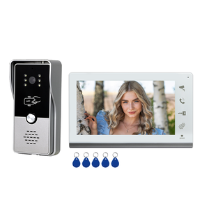 Sistema de intercomunicación de apartamento de 7 pulgadas, portero automático, impermeable, cámara de visión nocturna, timbre, videoportero, desbloqueo para Villa - Product Image 1