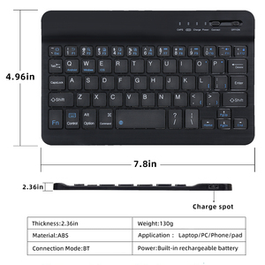 SAMA Hot Sale 78 Keys Low Profile <strong>Keyboard</strong> Wireless USB <strong>Keyboard</strong> for Computer - Product Image 6