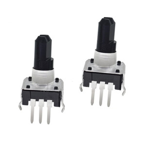 360度ロータリーエンコーダーEC12E12オーディオエンコーダーコーディング3ピンハンドルロング15MM - Product Image 4