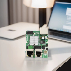 OEM สวิตช์อีเทอร์เน็ตกิกะบิต3พอร์ตโมดูลตัวแยกเครือข่าย PCB ที่ไม่ได้มาตรฐาน