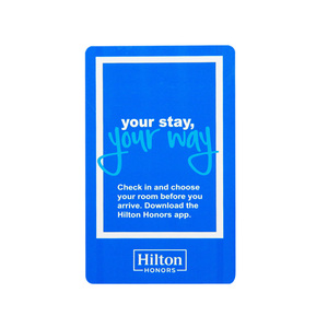Kaba/miwa คีย์การ์ด RFID 1K Hilton,การ์ดแม่เหล็กประตู PVC สำหรับใช้ในโรงแรมได้คีย์การ์ด NFC RFID