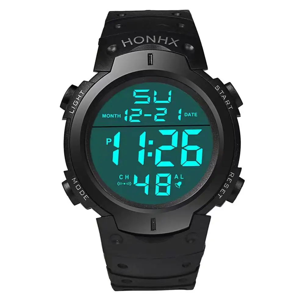 HONHX 9001 newest hot sale digital clock cheap watches in bulk watch for man brand newest luxury high quality wristwatches