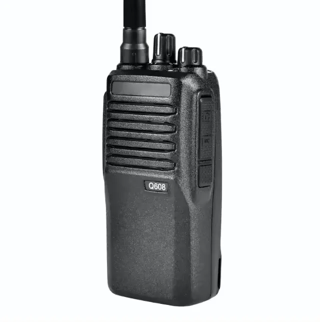 Ham Radio Q608 Hot Selling 10w Dual Band High-Gain Antenna Sk/Pc Programmable 2800mah Walkie Talkie With Low Battery Alarm