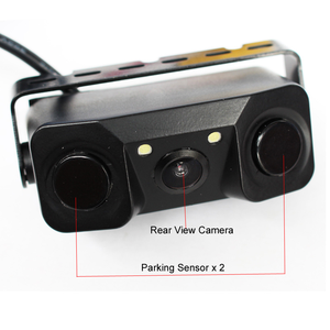 3 in 1 Video Parking Sensor radar Detector Car Reverse <strong>Rear</strong> <strong>View</strong> <strong>Camera</strong> <strong>With</strong> Night Light Wireless Transmitter and Receiver - Product Image 3