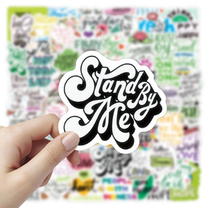 Custom Adhesive Vinyl PVC Logo Die Cut <strong>Sticker</strong> Personalized Car <strong>Sticker</strong> and Candle Label Promotion Use - Product Image 2