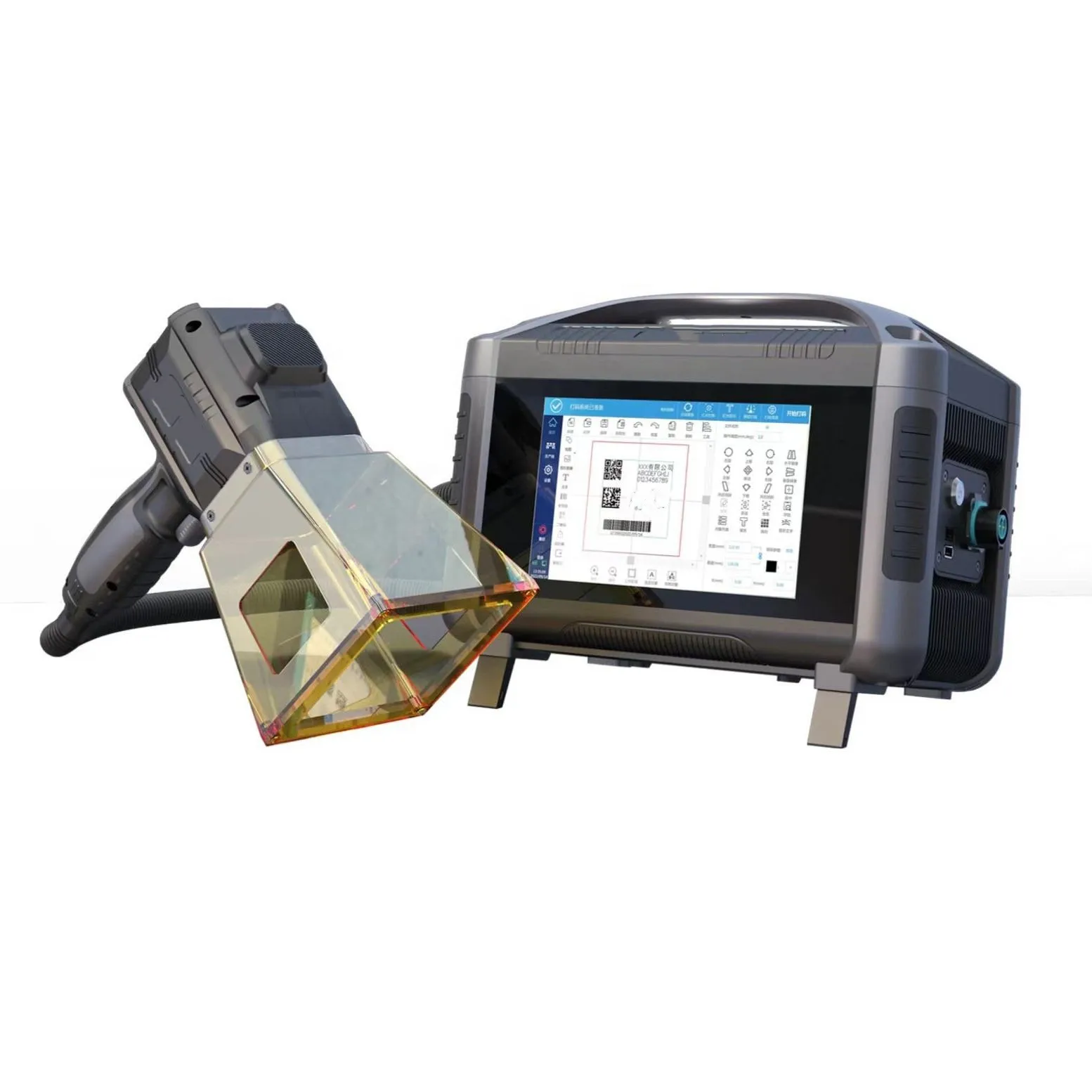Palmare Laser Marker portatile macchina per incisione di metalli per gioielli in metallo macchina per la stampa di marcatura Laser